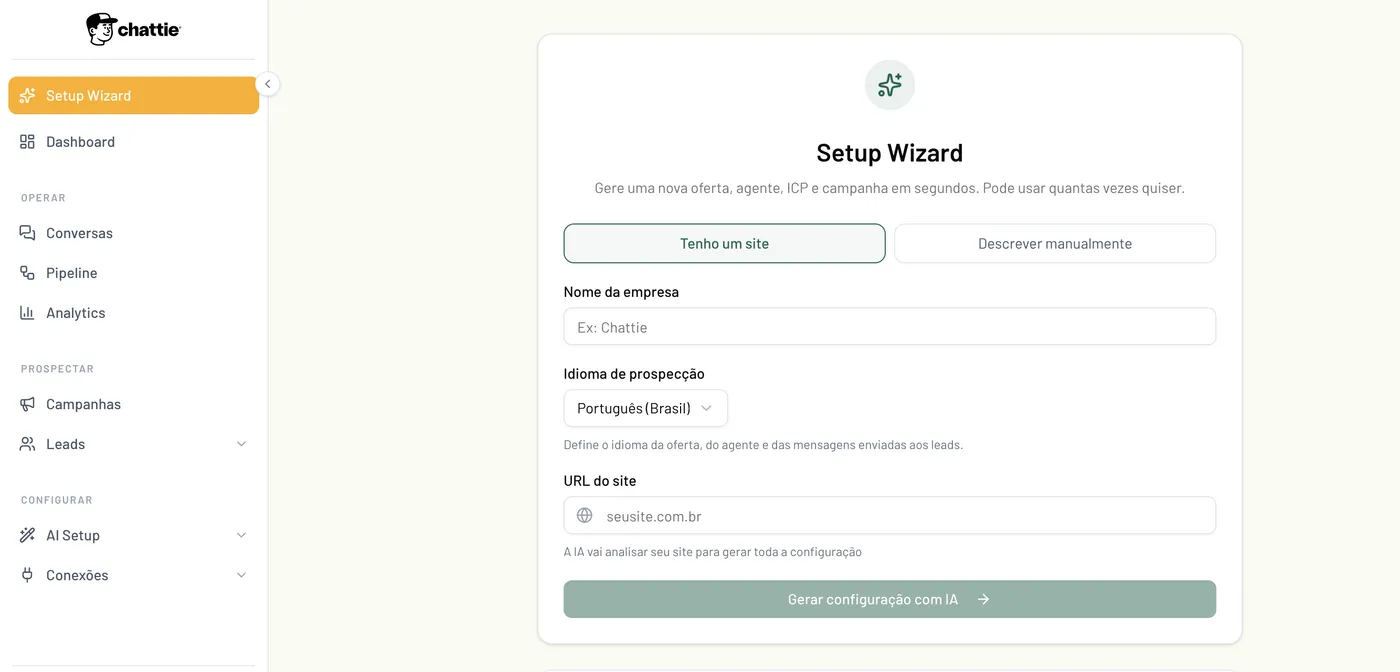 Chattie Setup Wizard